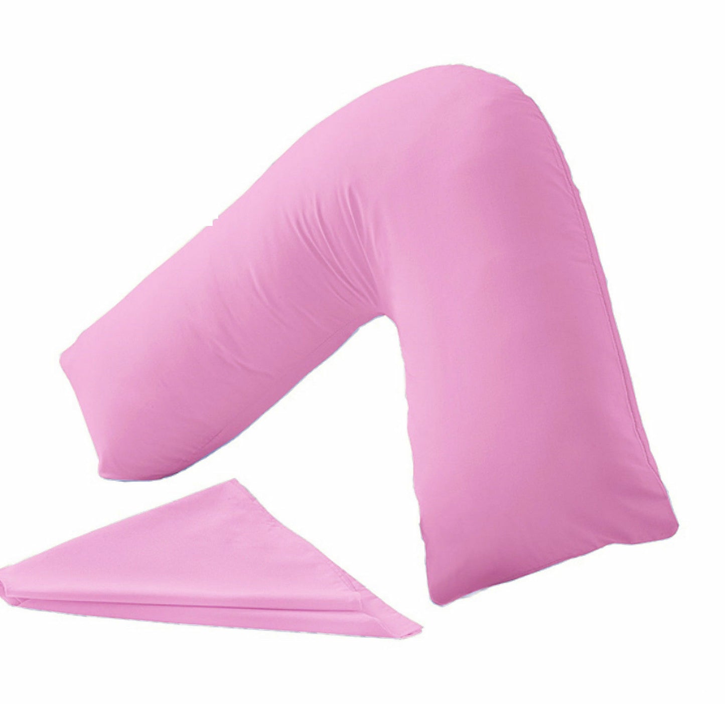 V Shaped Pillow and Case Cover Orthopedic V-Neck Nursing Pregnancy Baby Support