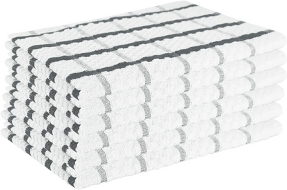 Pack Of 5-10 Terry 100% Cotton Tea Towels Set Dish Cloth Kitchen Cleaning Drying