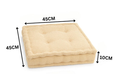 Booster Seat Cushion 45x45x10cm Plush Fleece Chair Height Raiser Support Comfort