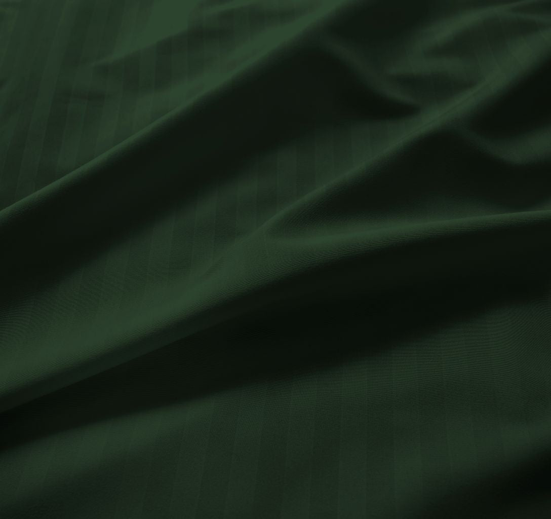 Soft Brushed Microfibre Duvet Cover Set Embossed Stripe Design with Pillowcases