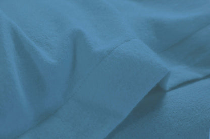 Flannelette 100% Brushed Cotton  Duvet Quilt Cover Bed Set Double King Single
