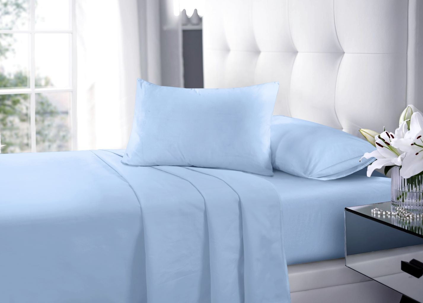 Flat Sheet Bed Sheets Ultra Soft Microfiber Single Double King Super King Size