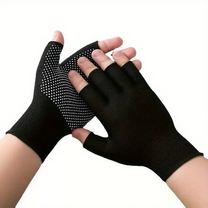 Fingerless Gloves Work Thermal Men Women kids Half Finger Winter Sport Wholesale