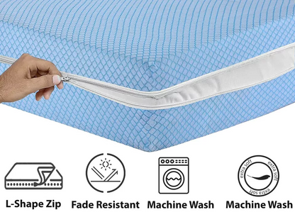 Zipped Mattress Cover Protector ANTI BED BUG Total Encasement Double & King Size