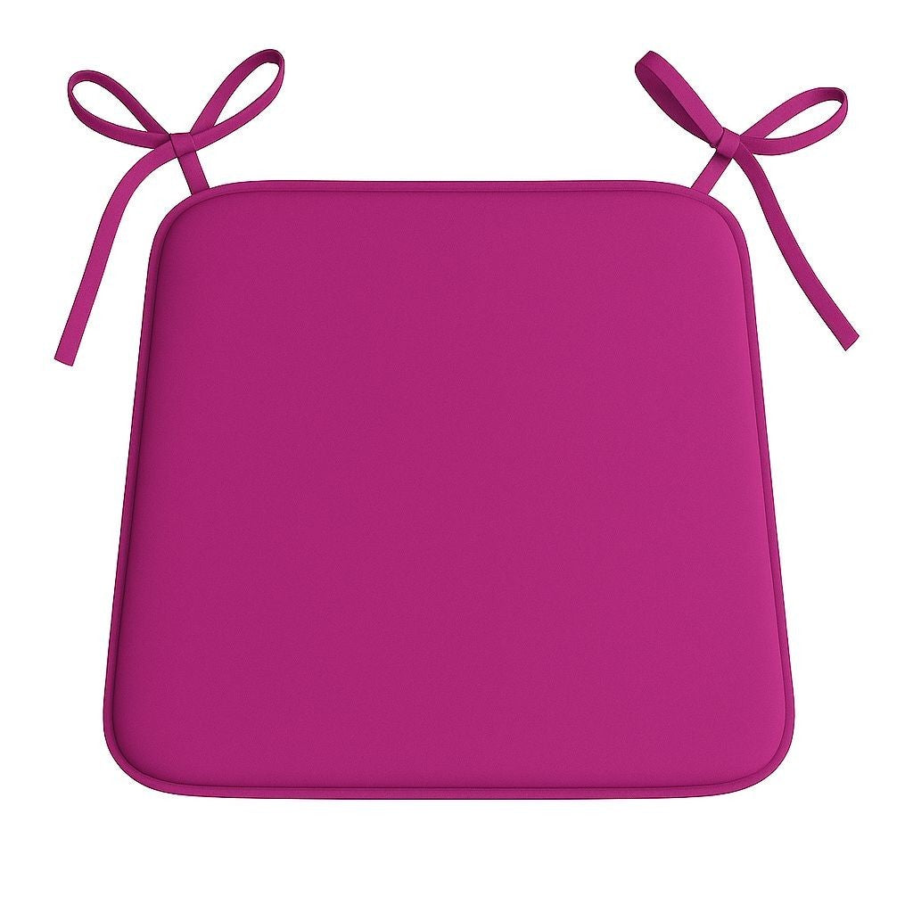 4PCS Chair Seat Pads Cushions with Ties Kitchen Dining Garden Patio 38x38cm