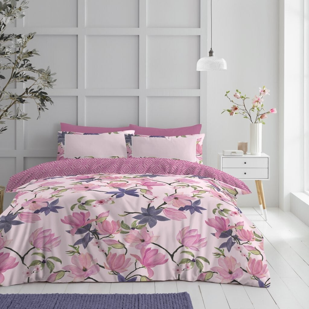 4 Pcs Complete Duvet Cover Set With Matching Bed Sheet & Pillowcases Double King