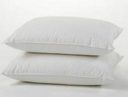 Pack of 2 Pillows, Luxury Hotel Quality Back Hollow Fibre Filling Pillow Pair
