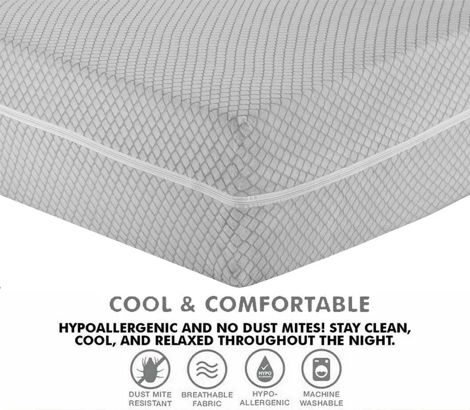 Zipped Mattress Cover Protector ANTI BED BUG Total Encasement Double & King Size