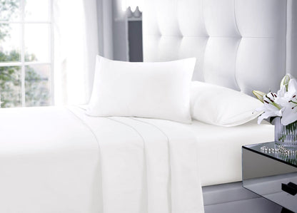 Flat Sheet Bed Sheets Ultra Soft Microfiber Single Double King Super King Size
