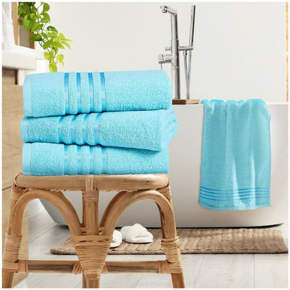 550gsm Hand Towel & Bath Sheet Super Soft 100% Cotton Quickly Dry Estrella Strip