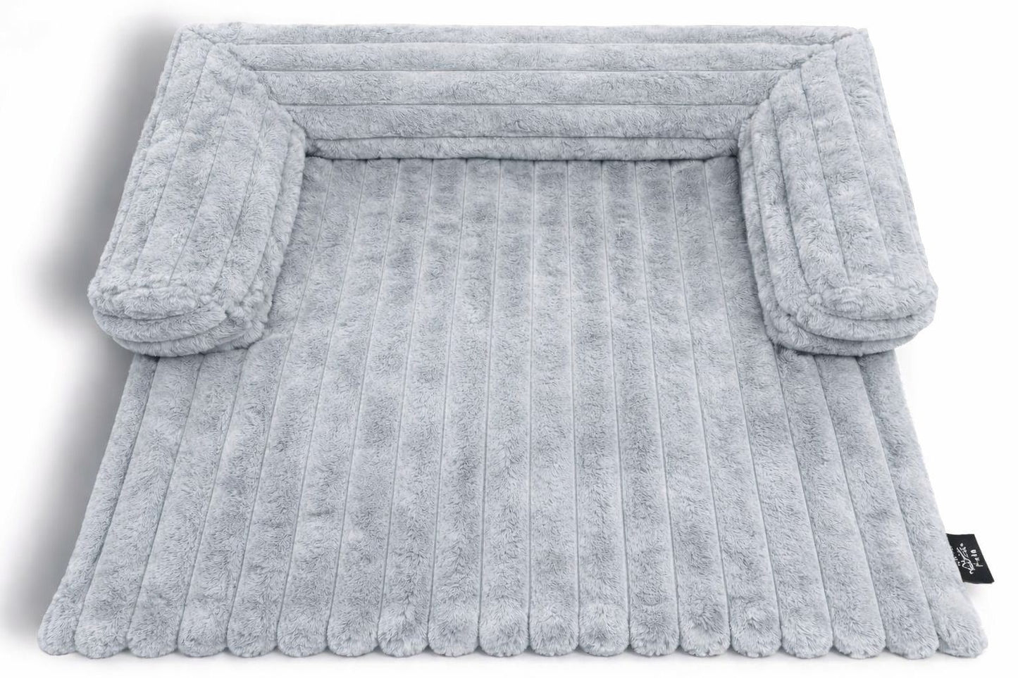 Luxuriously Soft Square Cord Pet Cushion Waterproof Non Slip Ribbed Plush Sofa
