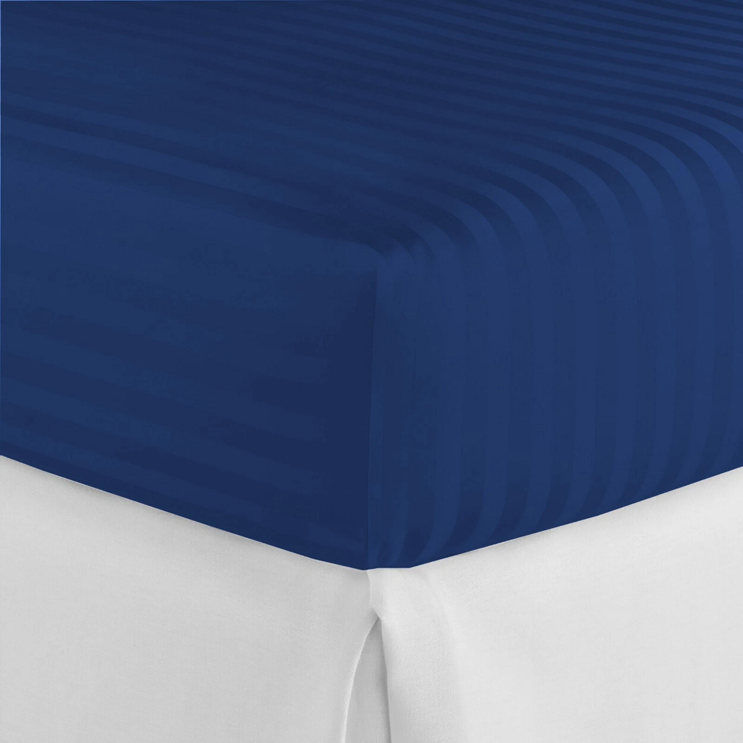 100% Egyptian Pcotton Fitted Sheet 30Cm Extra Deep 300tc Bedsheets Single Double