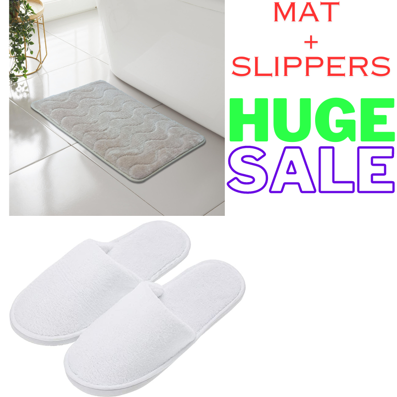 WAVE GREEK STYLE BATH MAT PEDESTAL SET NON SLIP TOILET BATHROOM RUGS 1 PIECE