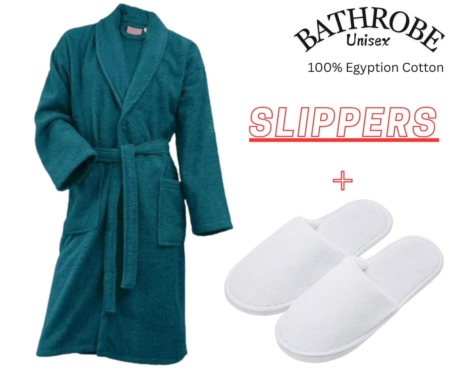 TERRY TOWEL BATH ROBE UNISEX LUXURY SOFT EGYPTIAN COTTON TOWELLING DRESSING GOWN
