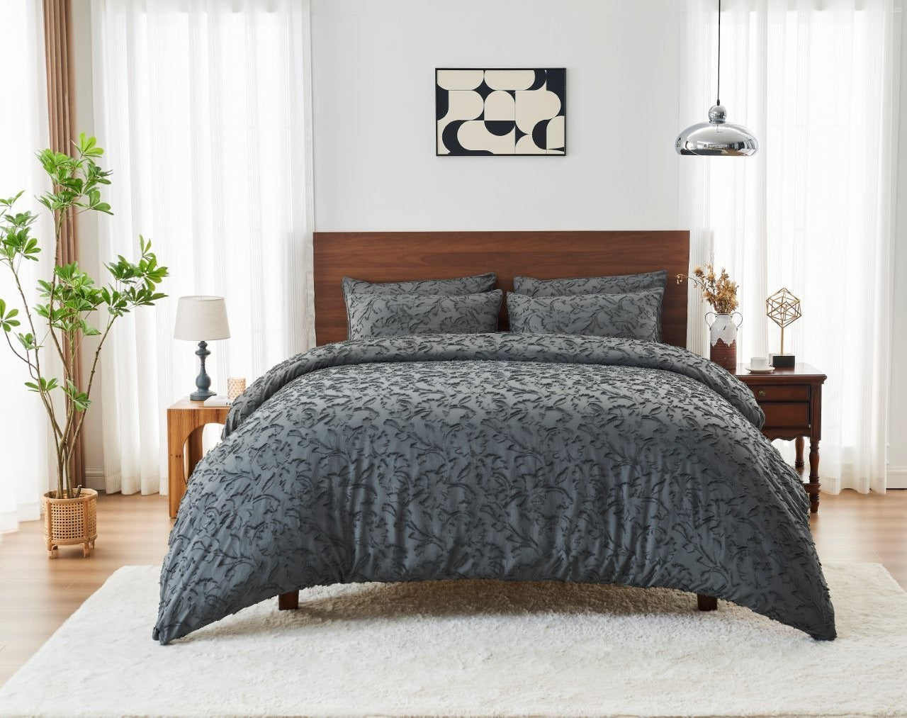 Signature Hereford Duvet Cover Set With Pillowcase Easy Care Bedding