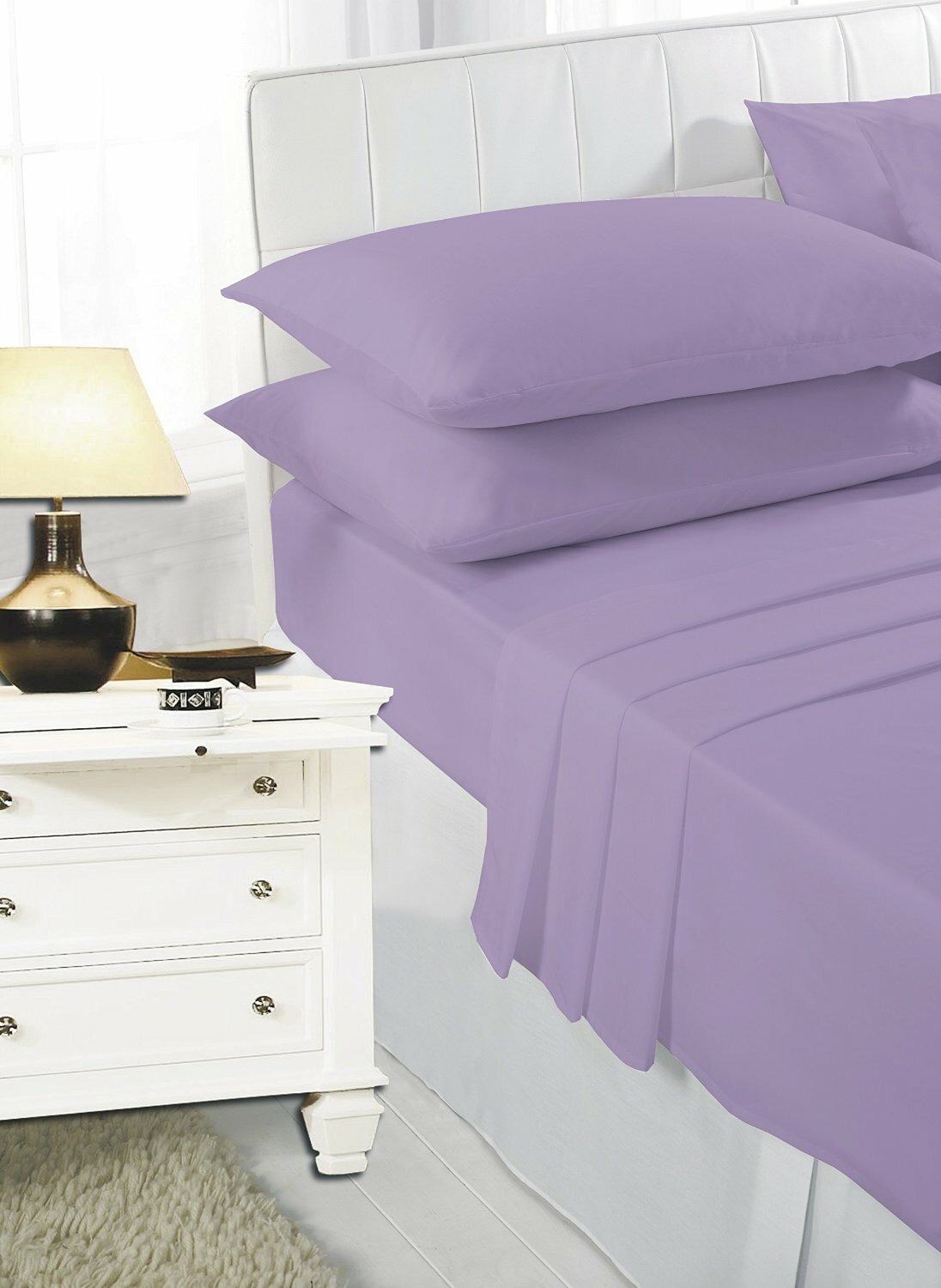 Extra Deep 40cm Fitted Sheets Polycotton Percale Non Iron Plain Colours Uk Size