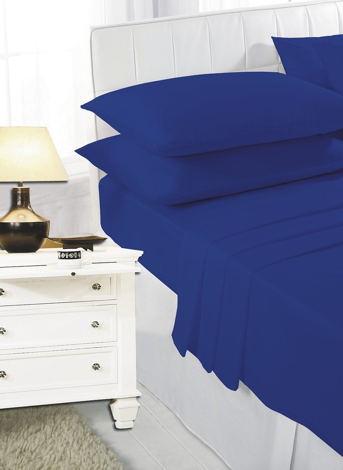 2 x Pillow Case Luxury Fine Poly cotton Housewife Pair Pack Pillows Cover Cases
