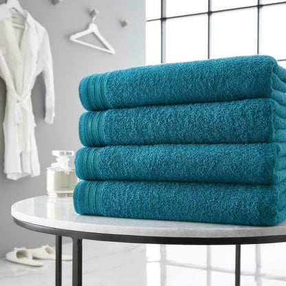 4pc Towel Bale Set Luxury Egyptian Combed Cotton Bath Hand Face Bathroom Towels