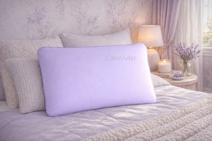 Scented Memory Foam Orthopaedic Pillow Neck Back Support Rose Oud Lavender