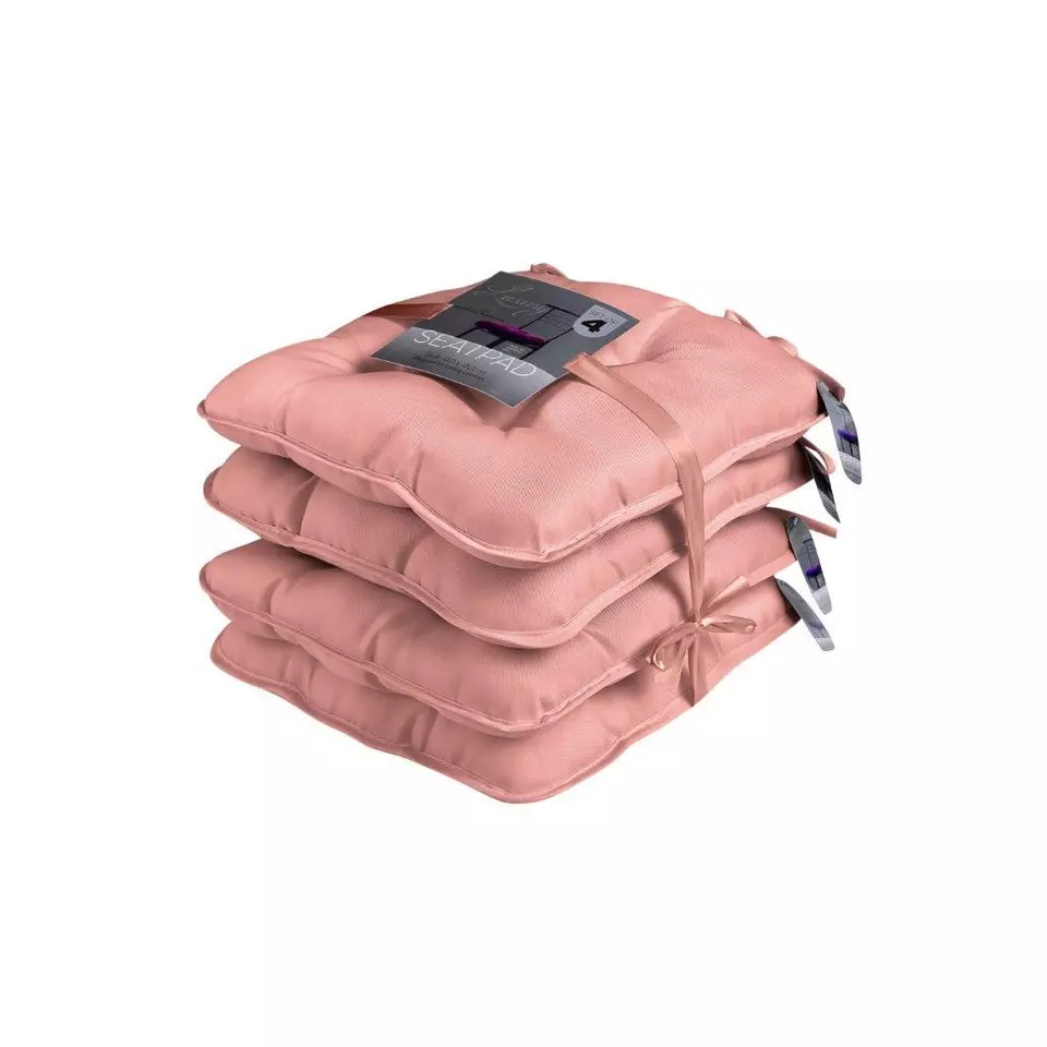 Chair Seat Pads Cushions Tie on Dining Garden Room Kitchen Patio Pack 2, 4, 6