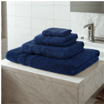 4Pcs Bale Egyptian Cotton Super soft 500 GSM Face Towels Hand Bath Towel Bath Sheet