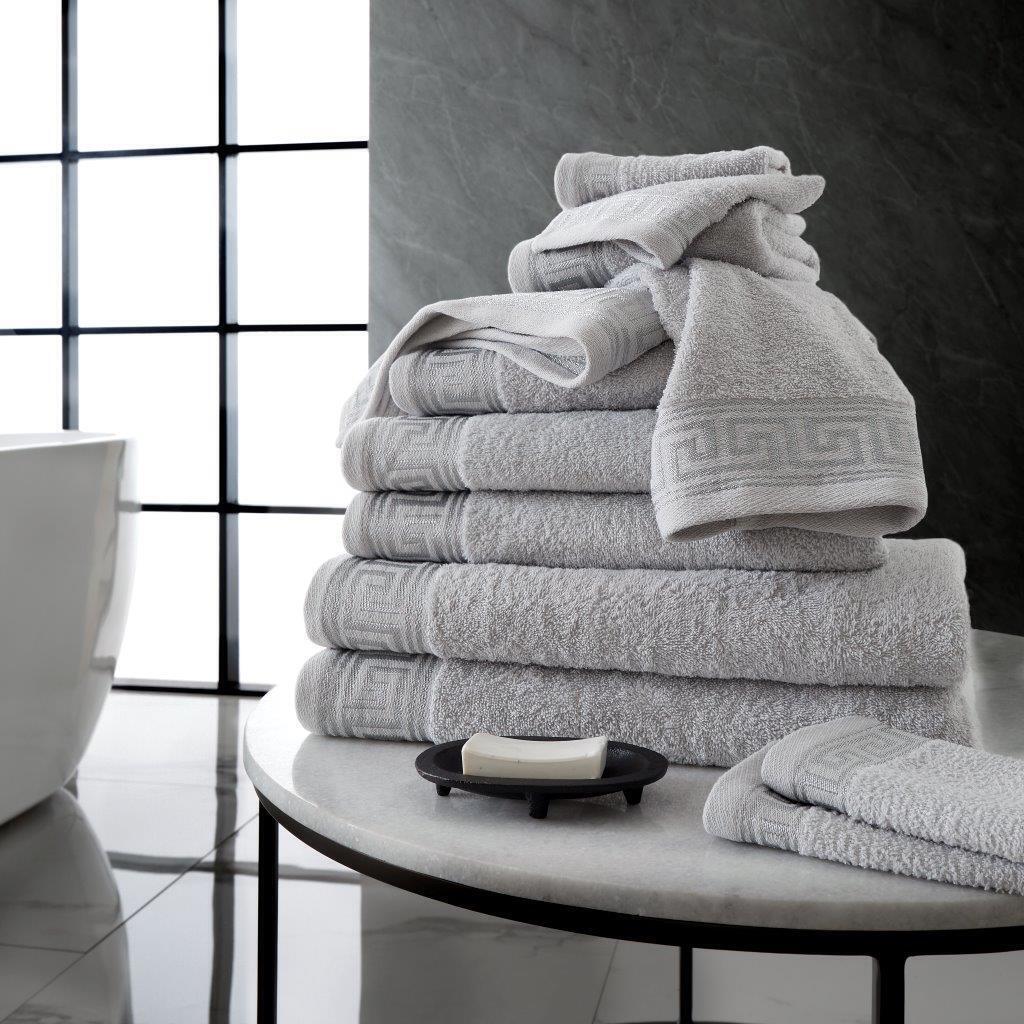 Greek Key Style 100% Egyptian Cotton Towels Sets Bath Sheets Jumbo Sheets Hotel