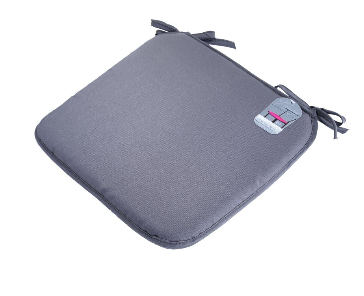 4PCS Chair Seat Pads Cushions with Ties Kitchen Dining Garden Patio 38x38cm