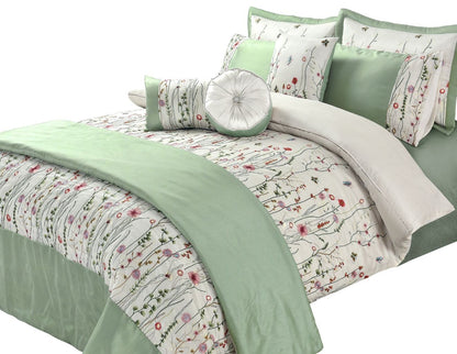 Arabella Embroidery Duvet Sets / Bed Throw Shams / Cushions / Cushion Cover