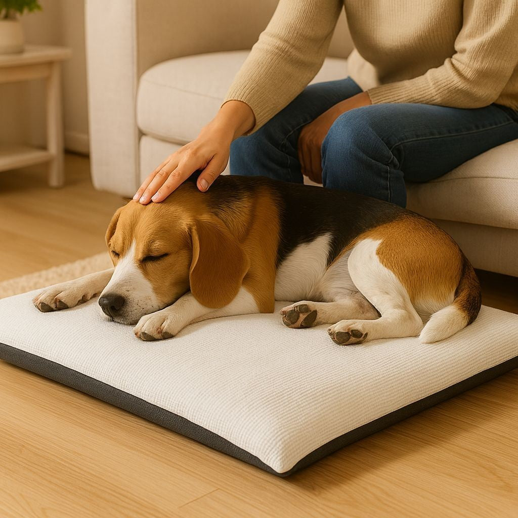Large Dog Cat Pet Mat Bed 70x95cm Non-Slip Washable Fleece Puppy Travel Pad Soft