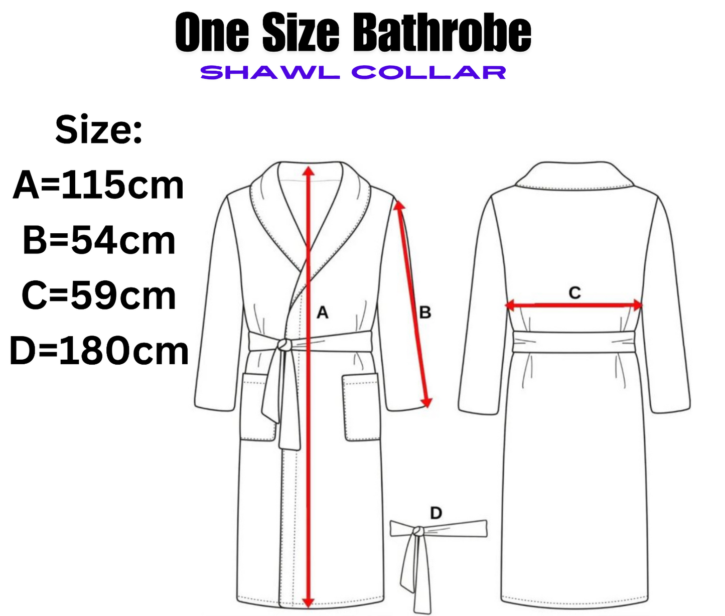 Cotton Hooded Thick Bathrobe Towelling Mens & Ladies Bath Robe Dressing Gown