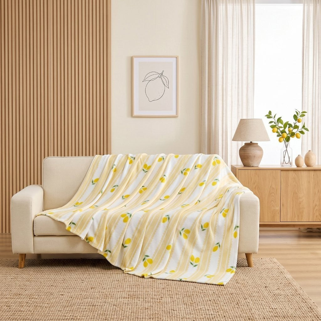 Fourteen design swatches of Nimora Home fleece throw blankets