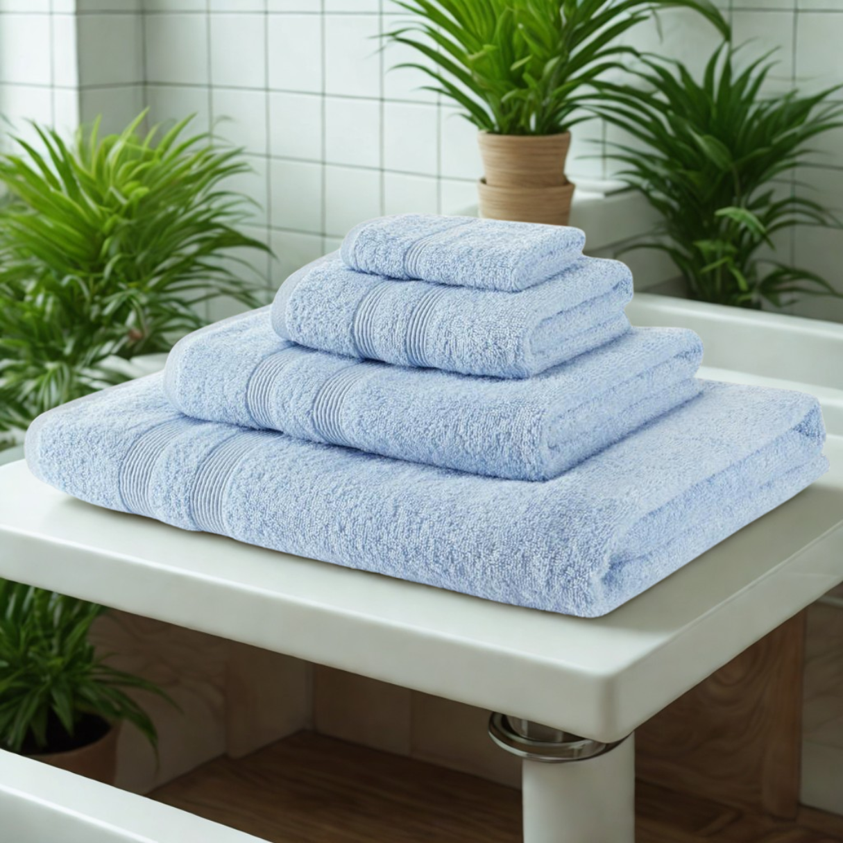 4Pcs Bale Egyptian Cotton Super soft 500 GSM Face Towels Hand Bath Towel Bath Sheet