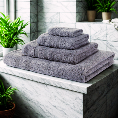 4Pcs Bale Egyptian Cotton Super soft 500 GSM Face Towels Hand Bath Towel Bath Sheet