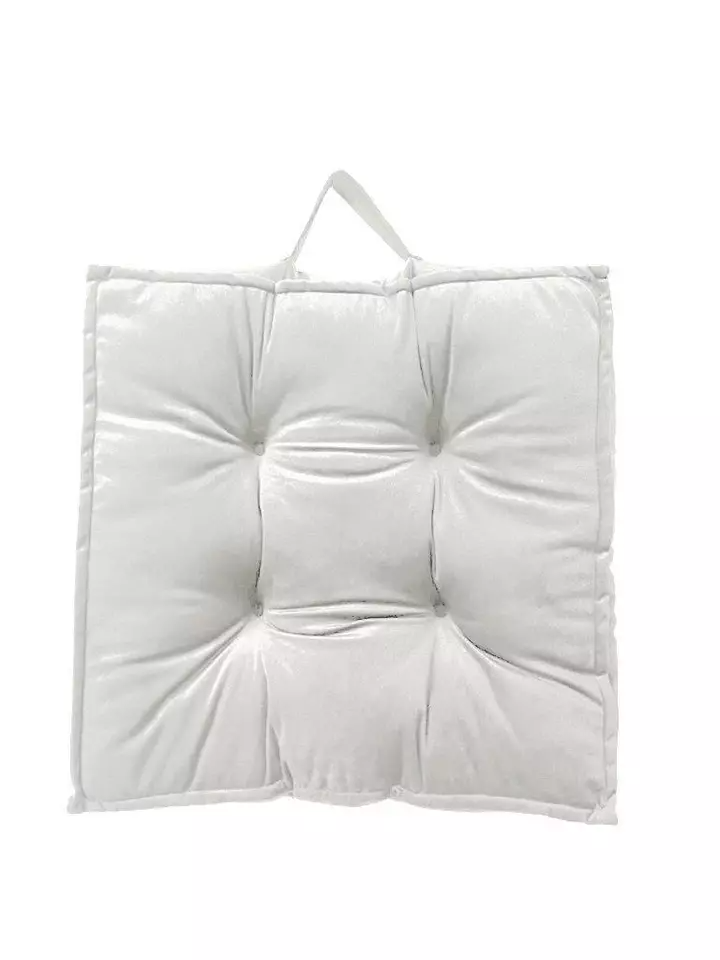 Booster Seat Cushion Pad Velvet Thick Floor Armchair Kitchen Garden Adult Indoor