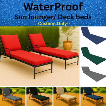 Mat For Reclining Sun Lounger Garden Folding Chair Bed Recliner Beach Camping