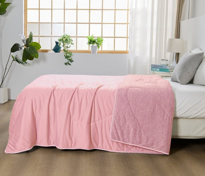 COOLING BLANKET COOL PINK SUMMER BLANKET AIR CONDITION HEALTHY SLEEP THIN QUILT