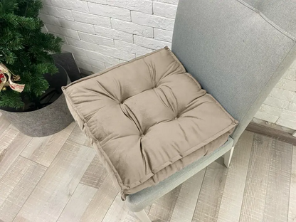 Booster Seat Cushion Pad Velvet Thick Floor Armchair Kitchen Garden Adult Indoor