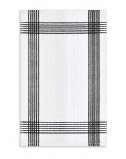 8 PCS 100% COTTON  WAFFLE  TEA TOWELS KITCHEN TOWEL CHECK DESIGN HIGH ABSORBER