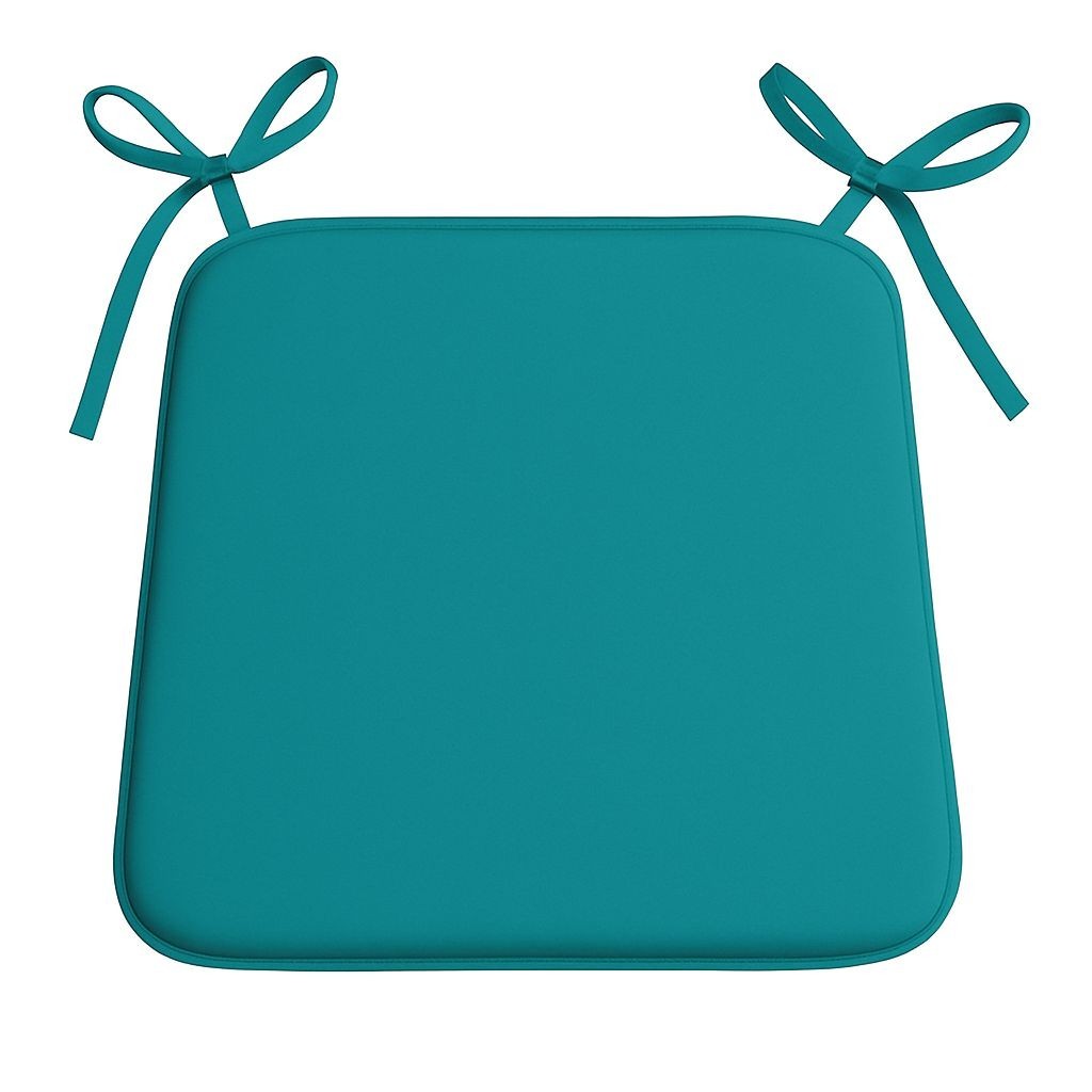 4PCS Chair Seat Pads Cushions with Ties Kitchen Dining Garden Patio 38x38cm