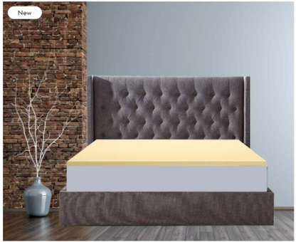Memory Foam Mattress Topper Orthopedic Reflex 1" 2" Thick All Size Without Cover