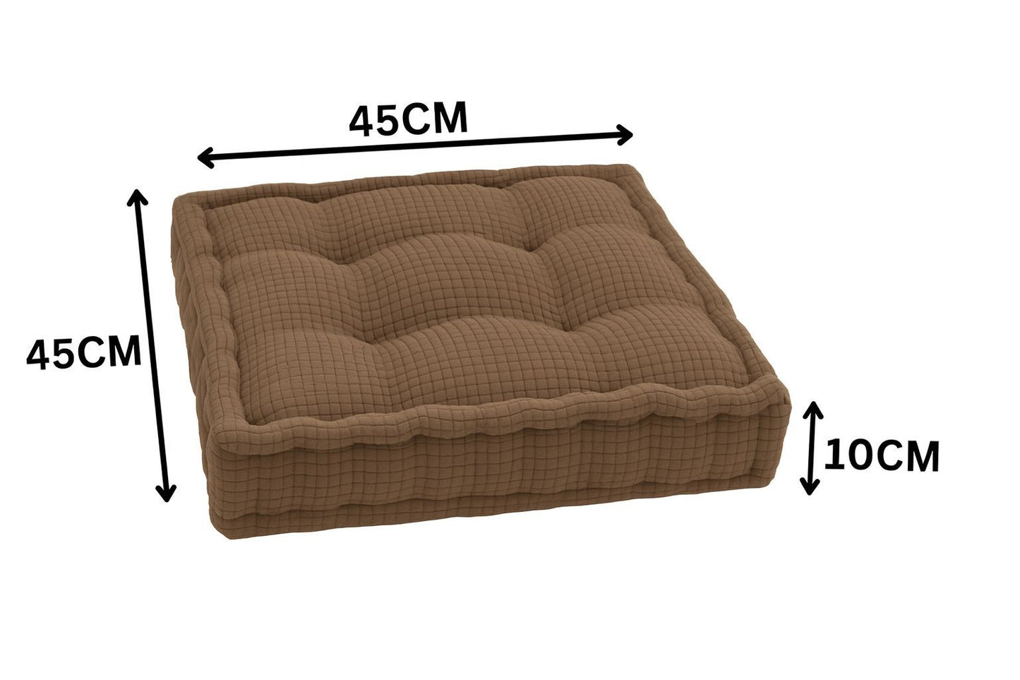 Booster Seat Cushion 45x45x10cm Plush Fleece Chair Height Raiser Support Comfort