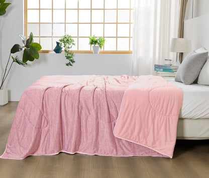 COOLING BLANKET COOL PINK SUMMER BLANKET AIR CONDITION HEALTHY SLEEP THIN QUILT