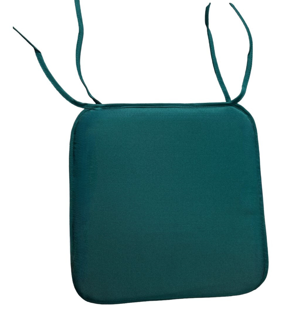 4X Chair Seat Pads Cushions Tie on Dining Chair Cushion for Garden Kitchen Patio