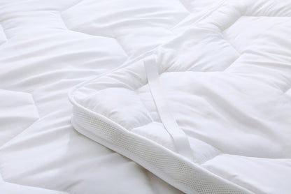 5cm, 2inch Deep MATTRESS TOPPER Heavy Box Stitched Thic Hotel Quality Microfiber