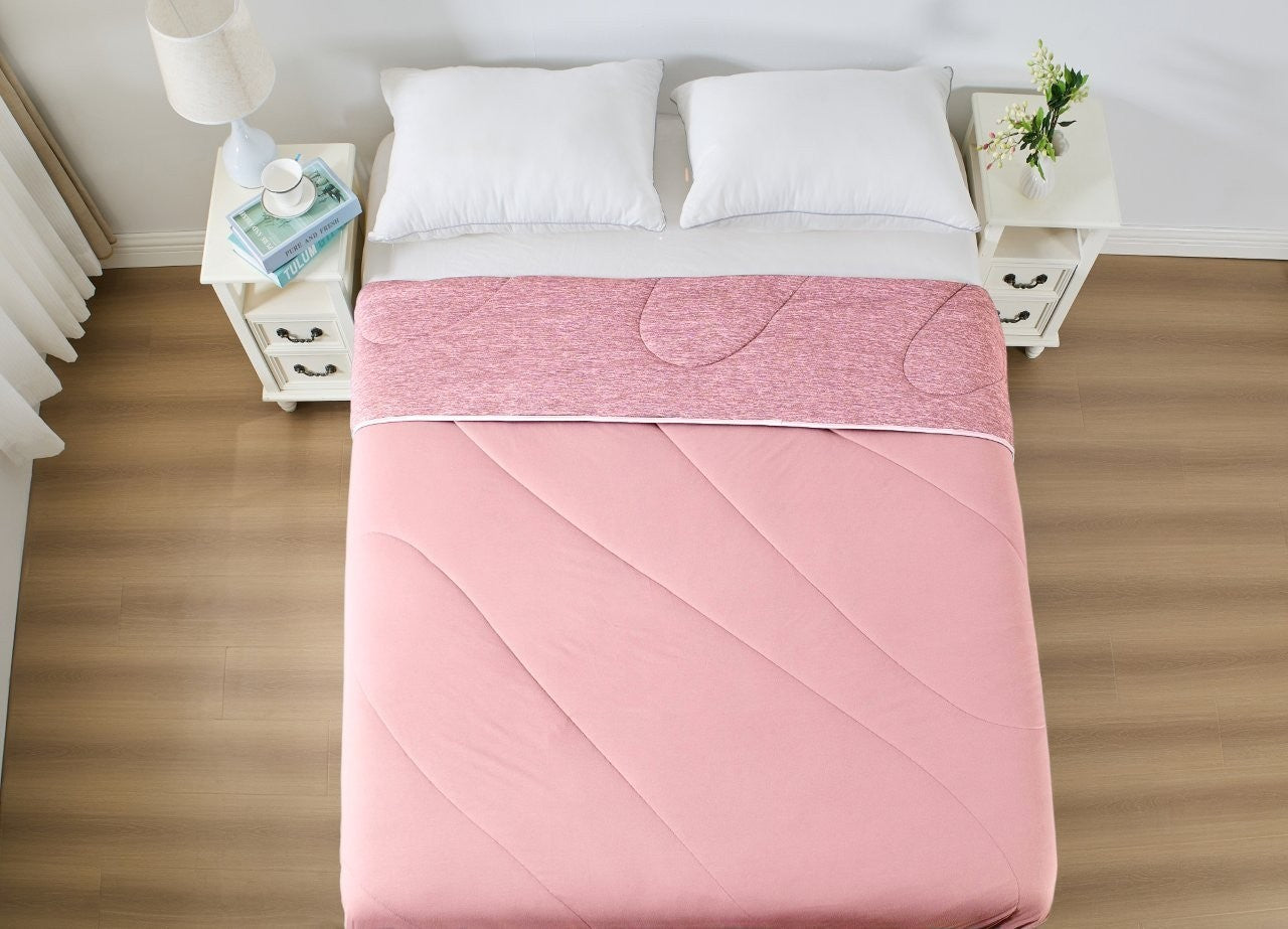 COOLING BLANKET COOL PINK SUMMER BLANKET AIR CONDITION HEALTHY SLEEP THIN QUILT
