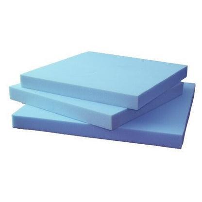 Upholstery Foam Cut to Size – Blue Firm High Density Seat Pads Sofa Bench Cushion - Blue
