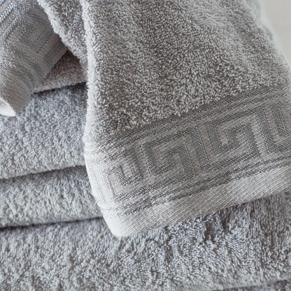 Greek Key Style 100% Egyptian Cotton Towels Sets Bath Sheets Jumbo Sheets Hotel