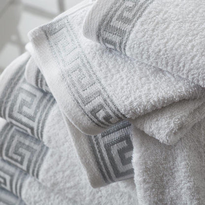 Greek Key Style 100% Egyptian Cotton Towels Sets Bath Sheets Jumbo Sheets Hotel