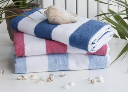 Large Beach and Pool Towel 100% Cotton Velour | Chlorine Resistant | 70×150cm