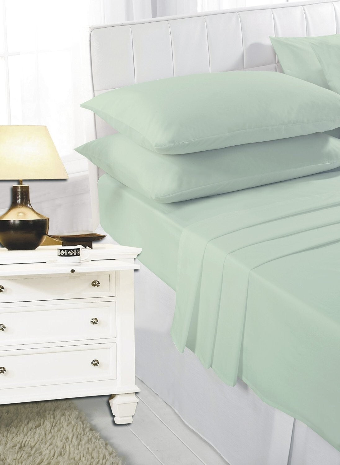 2 x Pillow Case Luxury Fine Poly cotton Housewife Pair Pack Pillows Cover Cases